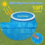 Swimming Pool Cover Solar 15ft 12ft 10ft 8ft 6ft 5ft 4ft 260x160cm,Swimming Pool Insulation Film, Solar Tarpaulin, Frame Swimming Pool Cover, Dustproof and Waterproof
