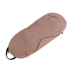 Sovmask / Ögonmask Av Mjuk Satin (Brun) Brun one size