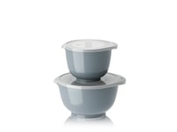 Rosti - NEW Margrethe bowls, Set of 2 + lids - Dusty Blue