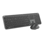 Logitech MK950 Signature Slim Wireless Keyboard and Mouse Combo - Graphite, QWERTY Italian Layout
