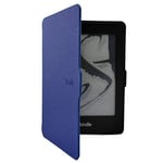 Oyfel PU Case for Kindle Screen Protector Soft Interior for Kindle Ereader Cover Paperwhite 1/2/3 Navy Blue