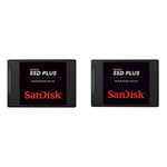 SANDISK - 480 Go SSD Plus | SATA Revision 3.0 | Idéal pour les Charges de Travail Sur PC & - 240 Go SSD Plus | SATA Revision 3.0 | Idéal pour les Charges de Travail Sur PC