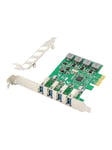 PCI-E 4-port USB 3.0 controller card