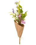 Adano Bukett med konstgjorda blommor - lila