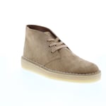 Clarks Desert Coal 26165807 Mens Brown Suede Lace Up Chukkas Boots