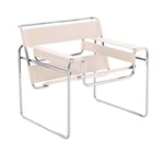 Knoll - Wassily Lounge Chair, Natural Canvas - Fåtöljer - Marcel Breuer - Beige - Metall