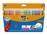 BIC KiDS KID COULEUR - Markering - vattenbaserat bläck - 0.8 mm - medel (paket om 24)