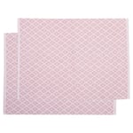 Recycled by Wille Ella Bordstablett 2-Pack Ljusrosa