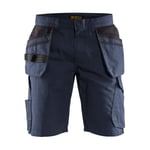 Blåkläder Serviceshorts med spikfickor - Mörk olivgrön/Svart / C50