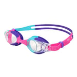 Zoggs Unisex-Youth Bondi Kids Goggles, Aqua/Purple/Clear Lenses, One Size