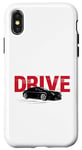 Coque pour iPhone X/XS Drive Cool Fast Sports Car Racing Drift Driver