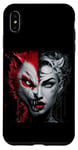 Coque pour iPhone XS Max Deux visages de puissance : Embrassez votre ange intérieur et votre démon