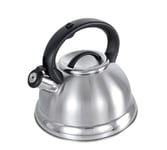 Buckingham 17058 Stovetop Induction Whistling Kettle 3.0 Litre, MATT, Stainless Steel, 3 liters