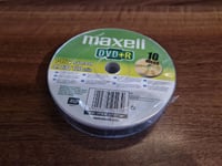 Maxell 16x DVD+R 4.7GB - 10 Discs (275734) Cello Wrap