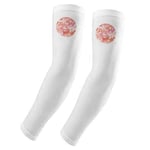 DIYthinker Cherry Blossoms Clouds Pink Pattern Arm Sleeves Glove Cover UV Sun Protection