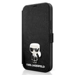 KARL LAGERFELD Karl Lagerfeld Plånboksfodral iPhone 12 & Pro - Svart