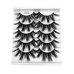 Thick Long 3d Soft Mink Hair 25mm Lashes Eye Lash Extension Fals Five Pairs Of K503