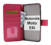 New Standcase Wallet Motorola Moto E6i (Hotpink)