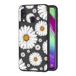 ZhuoFan for Samsung Galaxy A40 Case, Phone Case Silicone Black with Pattern Ultra Slim Shockproof Soft Gel TPU Back Cover Bumper Skin for Samsung A40 Smartphone 5.9 inch (Cow 2)
