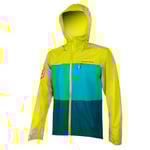 Endura SingleTrack Waterproof II Jacket - Light Green / 2XLarge