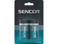 Sencor Alkaline Batteri, C (Lr14), Celltyp C, 1,5V, Sencor, Blister, 2-Pack