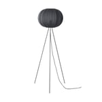 Made By Hand Knit-Wit 45 Round High floor lamp Black