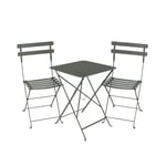 Fermob - Bistro matgrupp bord 57cm & 2 metall stolar rosemary - Matgrupper utomhus