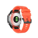 Garmin Fenix 6 - Silikon armband 22mm Orange