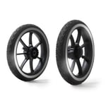 Sento Max/Lux/NXT90 Quad Kit Wheel Set Ecco Solight Grey Reflective, 2stk, black
