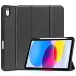 Apple iPad 11 11th Gen (2025) Fodral Tri-Fold Med Pencil-hållare Svart