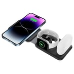 Portable Foldable Magnetic Wireless Charger Pad For iPhone 14 13 Apple Watch 8 7