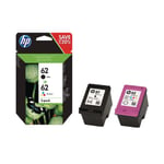 HP 62 BLACK & COLOUR INK FOR ENVY 5640 5740 7640 OFFICEJET 7640 5740 J3M80AE