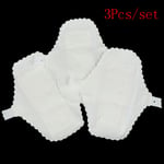 3pcs Reusable Cotton Menstrual Cloth Sanitary Panty Liners Femin One Size