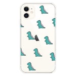 Mobile Phone Cases/Covers, For iPhone 11 Lucency Painted TPU Protective (Color : Mini dinosaur)