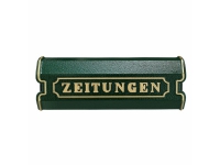 BURG-WÄCHTER 1890 GR, Veggmontert postkasse, Støpt aluminium, Grønn, 1 stykker, 420 mm, 112 mm