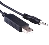 FTDI USB Serial to 3.5mm Stereo Jack Cable USB to RS232 Cable for Center Thermometer 300 Series