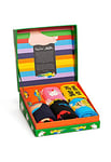 Happy Socks Monty Python Gift Set Ankle Socks, Multicolor, 41-46 (Pack of 6)