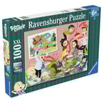 Ravensburger Pussel: Super-Charlie - En dramatisk frukost 100 XXL Bita