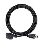 Cablecc Câble de données micro USB coudé à 90 degrés vers USB 3.0 pour caméra industrielle 1,2 m