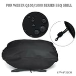 Universal Bbq Cover Grill 7110 For Weber Q1000/q100 Home Q Grill Tool 674432cm