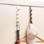 Hanging Rack Holder Hook Organizer Bag Towel Storage For Cupboar C White