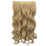 Ladies Hair Wigs Extension 6 Clips Gold