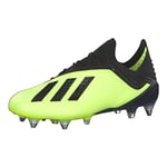 Adidas Homme X 18.1 SG Chaussures de Football, Jaune (Amasol/Negbás/Ftwbla 001), 40 2/3 EU