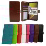 Crazy Horse Wallet Samsung Galaxy A6+ 2018 (A605FN/DS) Röd