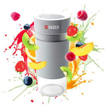 Haden Portable Blender for Smoothies and Shakes - 300ML Personal Blender with 6 Blades - Rechargeable Blender Portable - Camping/Travel/Gym - Grey