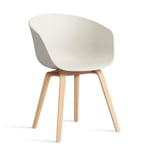 HAY About a Chair 22 stol 2.0 Melange cream-såpat ekstativ