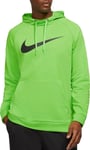 NIKE DRI-FIT PULLOVER TRAINING SWOOSH HOODIE SIZE L (CZ2425 304) GREEN