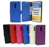 Standcase Wallet Xiaomi Redmi 5 Plus (Blå)
