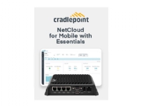 Cradlepoint R1900-5GB - - trådlös router - - WWAN 4-ports-switch - 1GbE - Wi-Fi 6 - LTE, Bluetooth - Dubbelband - 5G - med 3 års NetCloud Mobile Performance Essentials-plan