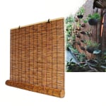 XYNH Bamboo Curtain Blind - Wooden-string Roller Blinds,For Kitchen, Living Room, Terrace, Gazebo, Patio,wooden Venetian Blind,For Window Door